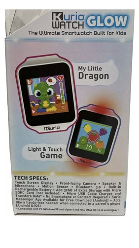 Kurio Watch Glow The Ultimate Smartwatch For Kids (C19516US) - Pink ™ New - Picture 5 of 6