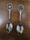 Mini Souvenir Spoon Lot Vintage Antique Mixed Metal Collectible Spoons  — photo 3