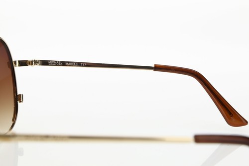 Michael Kors 161758 Woman's M30001S 717 Collection Gold Pilot Sunglasses 60mm - Picture 5 of 6