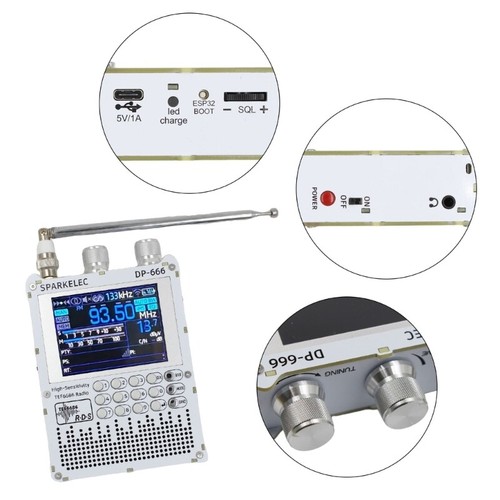Radio Receiver Open Sources Firmware RDSs Data Visualization Touch Interfaces - Zdjęcie 7 z 14
