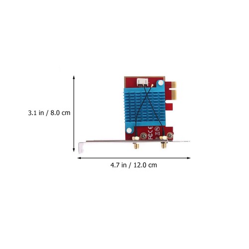 Carte De Transfert Réseau Sans Fil Cartes Wifi Pcie Mini Network - Photo 5/12