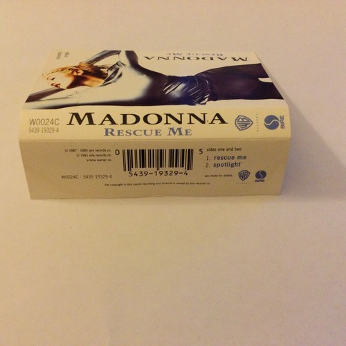 Rare Madonna Rescue Me Cassette W0024C - Picture 4 of 6