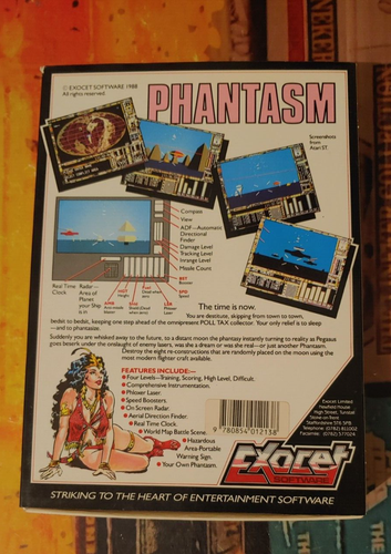 Phantasm (Exocet 1987) Atari ST (Box, Manual, Disc) works 16-bit CIB - Picture 2 of 3