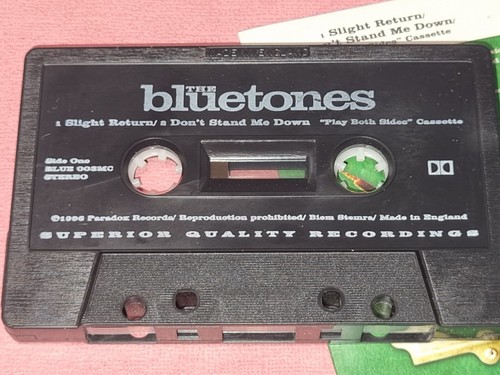 THE BLUETONES SLIGHT RETURN CASSETTE SINGLE Audio Cassette - Picture 4 of 6