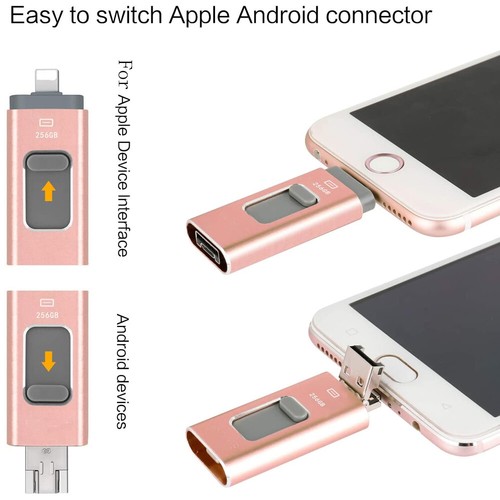 Flash Drive USB 3.0 per iPhone Photo Stick 1TB 2TB Memory Stick Thumb Pen Drive - Foto 5 di 16