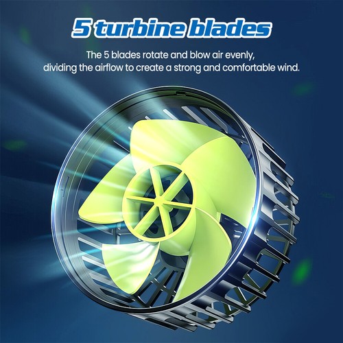Portable 2-Head Car Cooling Fan 2-Speed Powerful Airflow for Vehicles, Auto, SUV - Picture 8 of 13