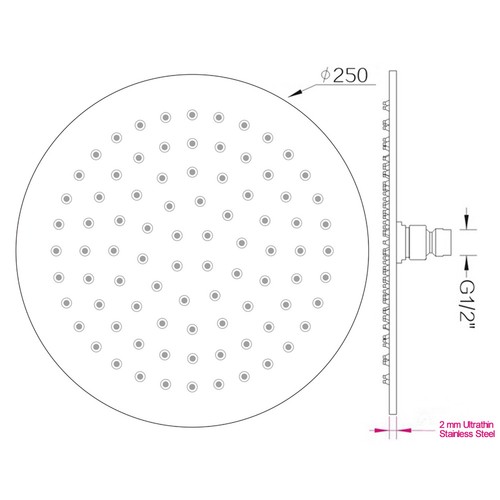 ACA Black / Chrome 8/10/12" Round Shower Head Gooseneck Extension Wall Arm WELS - Picture 44 of 113