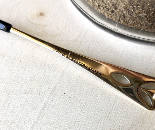 Diva 5387 C225E Eastern States Eyeglasses Frame Gold Blue Filigree Glasses EUC! - Picture 6 of 7
