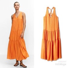 Mango Textured skater dress