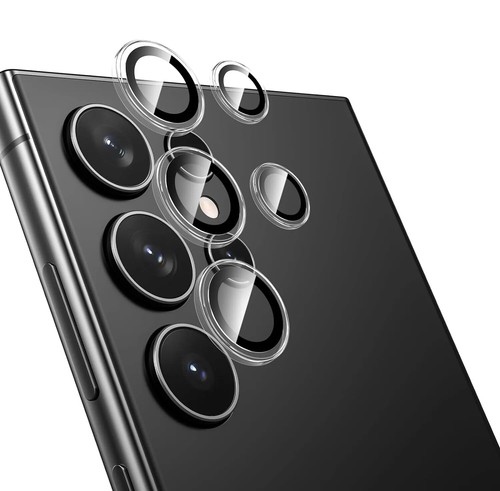 For Samsung Galaxy S24 Ultra S23 Alloy HD Glass Camera Lens Rings Protector Cap - Picture 26 of 30