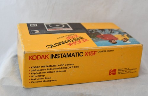 Vtg Kodak Instamatic X-15F Camera Outfit w/Box, Instructions, Film & FlipFlash - Picture 6 of 6
