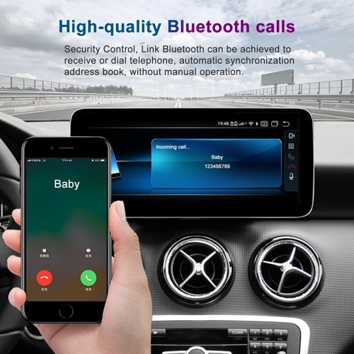 10.25" Android13 Screen 8+128G CarPlay Multimedia Mercedes Benz A CLA GLA NTG4.5 - Picture 9 of 13