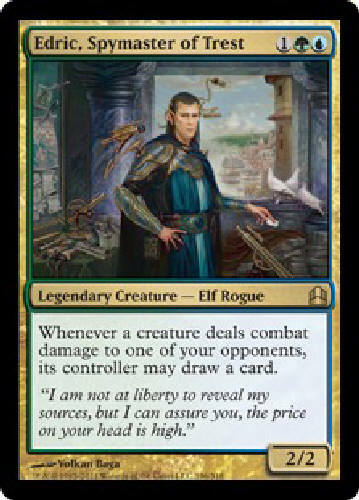 EDRIC, SPYMASTER OF TREST Commander MTG Magic the Gathering Cards DJMagic - Picture 1 of 1