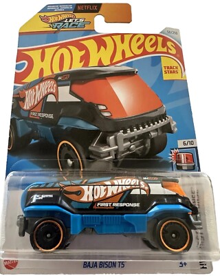2024  Hot Wheels   Baja Bison T5, 6/10 HW First Response #58/250 lets race