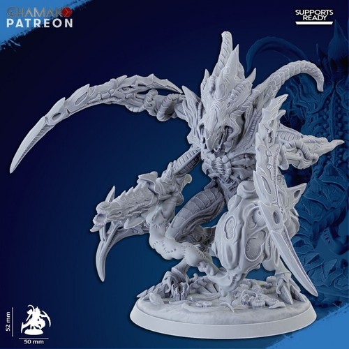 6x SWARM WARRIORS | Ghamak | Mesa Grimdark | Reglas de una página/Compatible con 40k - Imagen 3 de 6