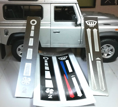 Dash Binnacle Heater /& Fan Control Labels MTC6007 MTC6006 Land Rover Defender