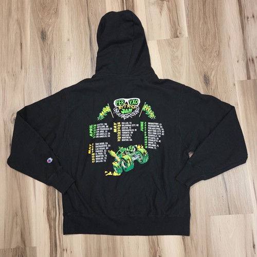 Ferxxo Feid Tour Special NitroJam Hoodie Schwarz Größe Large Champion - Bild 9 von 12