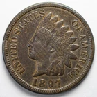 1897 Indian Head Penny Cent Extremely Fine (XF)