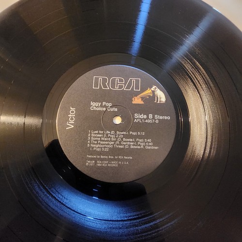 Iggy & The Stooges RAW POWER 1973 LP Columbia & Choice Cuts RCA 1984 - Imagen 20 de 23