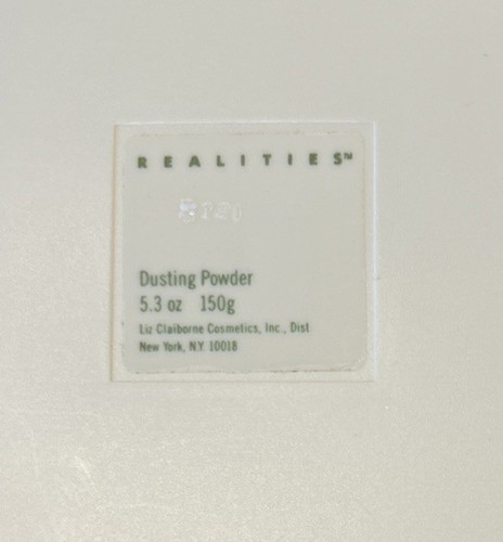 Realities by Liz Claiborne parfümiertes Staubpuder & Hauch 5,3 Oz. keine Schachtel - versiegelt - Bild 5 von 5