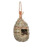 Natural Grass Woven Hanging Birdhouse Nest