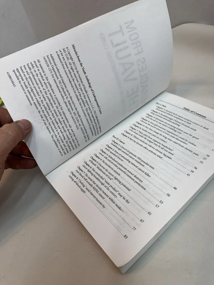 Miracles from the Vault Anthology of Underground Cures Jenny Thompson - Good Foto 3 de 4