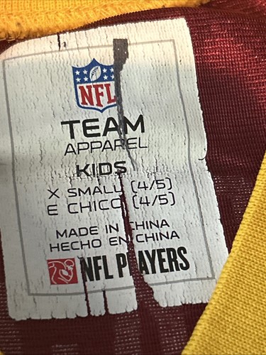 Washington Redskins Jersey Shirt Toddler 4/5 Lot Haskins Jr Jackson Short Sleeve - Picture 7 of 11