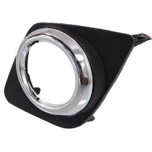 Fog Light Trim Set For 2009-2012 Toyota RAV4 Left and Right Black and Chrome 2Pc - Picture 4 of 9