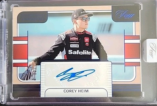 Corey Heim 2025 Panini Turn Four NASCAR Center Stage Signatures Auto #21/49 - Picture 1 of 2