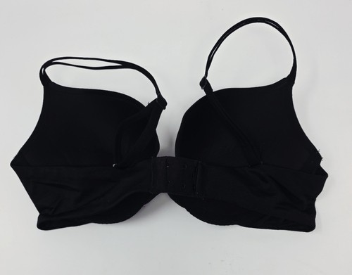 Sujetador push-up Victoria's Secret muy sexy negro con tiras pedrería para mujer 36C - Imagen 4 de 10