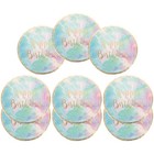 10Pcs Party Dessert Plates Thick Food Plates Portable Paper Trays Multi-use