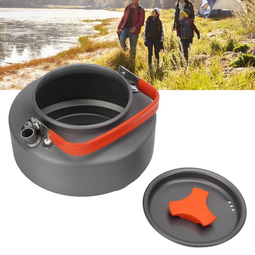 Camping Cooking Set With Tea Kettle Storage Bag Frying Pan Camping Cookware Set - Picture 9 of 12