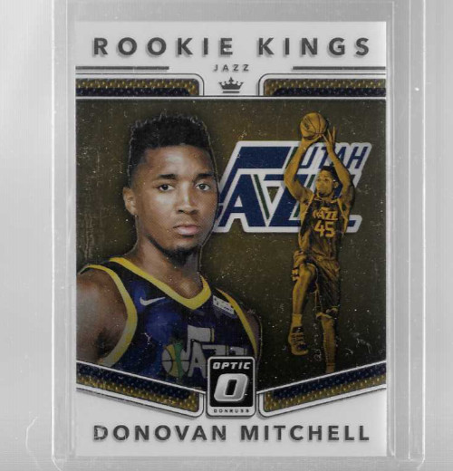 2017-18 Donruss Donovan Mitchell Rookie Kings RC #13 Jazz