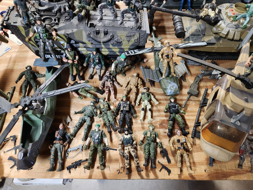 The Corps Chap Mei Military Vehicles & Other 3.75” Mixed Action Figure Lot - Picture 3 of 11