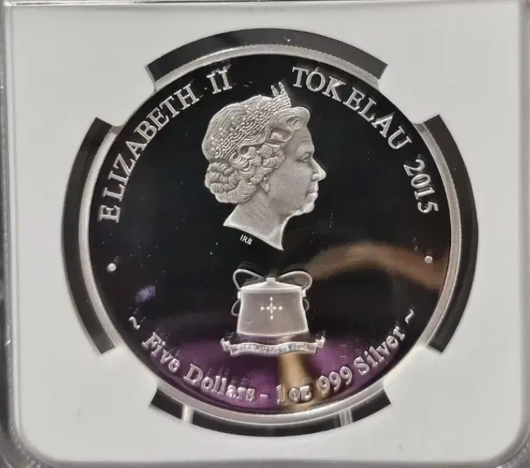 Tokelau Aries Zodiac 1 oz moneta d'argento PF69 Ultra Cameo NGC prime uscite - Immagine 4 di 4