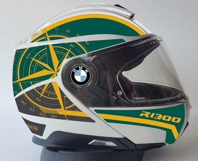 BMW SCHUBERTH C5 HELMET DECALS REFLECTIVE SHINY BMW R1300GS TRAMUNTANA AUFKLEBER