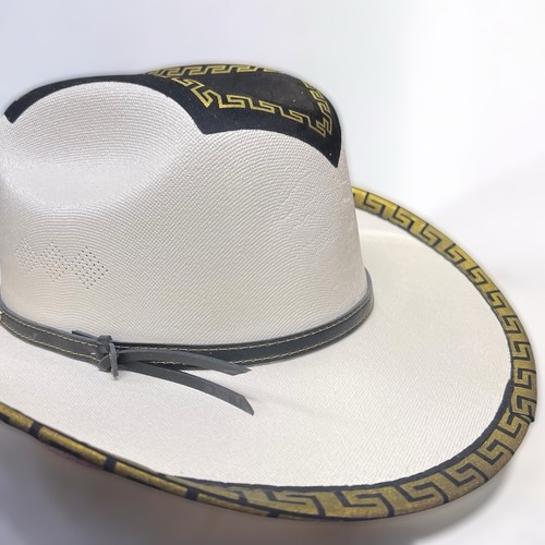 Kid’s Western Cowboy Hat. White Straw Toddler Hat. Sombrero Vaquero De Nino. - Picture 3 of 5