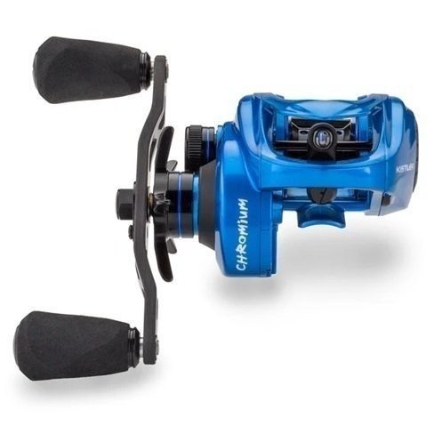 Moulinet de pêche Kistler Feather Chromium Casting | Main droite | Bleu 8,1:1 - Photo 2 sur 6