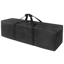 45-in Black Extra Large Sports Duffle Bag, Zipper, Water Resistant, Equipment