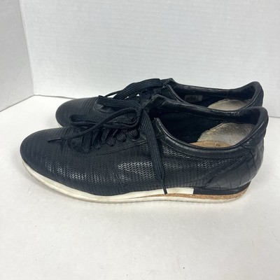 Women s Bocage Leather Sneakers sz 41 EU 10 Cork  Comfort Walking Travel Shoes