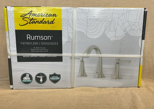 American Standard Rumson 8 Zoll 2-Griff Badezimmer Chrom - Bild 1 von 6