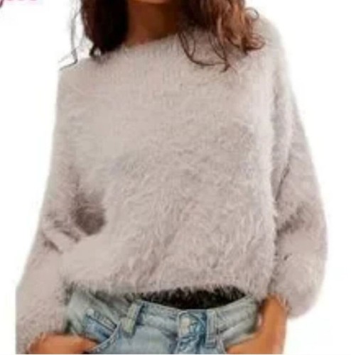 Free People Flurry Sweater In Lilac Frost Size XS NWOT - Picture 2 of 8