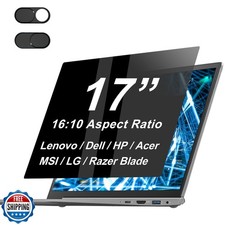 XinWoTuo 17" Laptop Privacy Screen Protector for Lenovo/HP/Acer/Dell 16:10 A