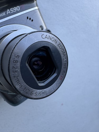 Canon Digital Camera Powershot A590 IS Grey 8MP 4x Optical Zoom - FULLY TESTED! - Picture 8 of 9