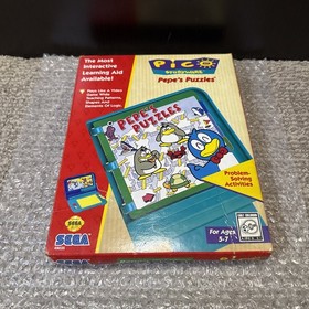 Pepe's Puzzles Sega Pico Authentic Storyware Complete In Box Tested Working CIB