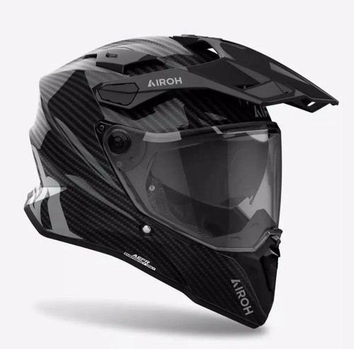 Casco Airoh Commander 2 Carbonio Carbon Lucido Taglia M Medium 57/58 - Imagen 1 de 3