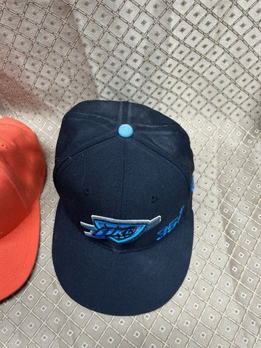 2 OKC Snap Back Baseball Caps 9Fifty Mitchell And Ness - Picture 3 of 17