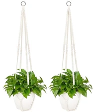 Macrame Plant Hanger Indoor Outdoor Hanging Planter Basket Large for up