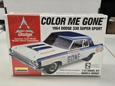Model "Color Me Gone" 1964 Dodge 330 Super Stock Lindberg 1:25 MISB SHIPS FREE!
