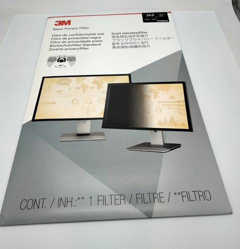3M Blackout Privacy Filter for 24" Widescreen Monitor PF240W1B NEW - 第 1/3 張圖片